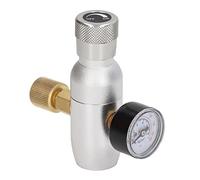 Haofy Mini Régulateur de Gaz CO2 Manomètre de Soude Régulateur de Gaz de Brassage à Domicile en Acier Inoxydable de Pression de Fût de Bière pour le Brassage de Vin à Domicile