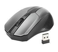 Haofy Mini Souris Optique Ergonomique sans Fil, Accessoires D'Ordinateur pour Ordinateur Portable, Tablette, PC (Grey)