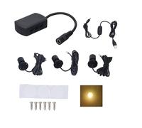 Haofy Mini Spot LED Dimmable 5V Éclairage d'Armoire Présentoir à Bijoux Lumière Chaude Kit 1-3 Spots