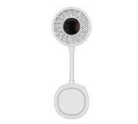 Haofy Mini Ventilateur Portable Magnétique Rechargeable avec Tuyau Flexible à 360°, 2000 MAh USB C, Refroidissement Personnel Silencieux pour Poussette, Bureau, Tapis Roulant, Voyage (WHITE)