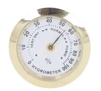 Haofy Mini Viol-mètre Hygromètre Rond en Alliage Portable pour le Stockage D'instruments Musicaux