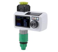 Haofy Minuterie d'arrosage Solaire avec Capteur de Pluie, étanche IP68 pour Jardin - Minuterie d'arrosage Automatique avec Arrêt Automatique 24 Heures, Auto-vérification et Affichage rétroéclairé