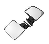 Haofy Miroir de la Voiturette de Miroirs de Vue Latérale Réglable en Verre Réel sans Pinces de Forage, UTV UTV Universal, pour Les Terrains de Communautés Résidentielles