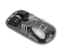 Haofy Mode Double 2,4g BT5.0 Souris sans Fil avec Capteurs Réglables, Souris RVB Transparente pour Une Ambiance Personnalisée au Bureau (Black)