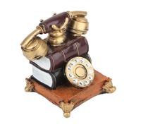 Haofy Modèle de Téléphone Décoratif Rétro, Téléphone Vintage en Résine avec Design Classique pour la Décoration de la Maison, du Bar et du café, Accessoires de Tournage de Films, Vitrine