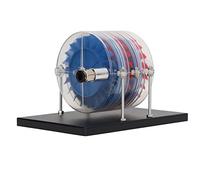 Haofy Modèle de Turbine à Vapeur à Plusieurs étages avec Turbine Visible pour l'enseignement du Génie Mécanique - Kit de Démonstration en Laboratoire de Physique pour Salle de Classe et STEM