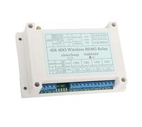 Haofy Module de Relais émetteur-récepteur sans Fil 4DI 4DO avec Antenne pour Pilote de Lumière LED D'extension PLC IO Smart Home [ de sécurité] (24V)