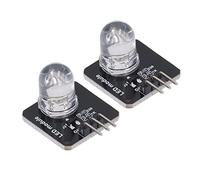 Haofy Module LED d'électricien, Paquet de 10 Ampoules à Puce Compactes de 20 X 20 Mm pour l'éclairage de la Décoration Intérieure avec une Plage de Tension de 3,3 V à 5 V et une Température de
