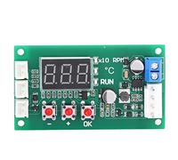 Haofy Module Numérique de Régulateur de Contrôle de Température de Ventilateur PWM pour Arrêt à Basse Température du Ventilateur EBM EC -9,9-99, ℃ Mesure pour Composant électronique