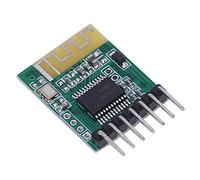 Haofy Module Récepteur Audio sans Fil avec Antenne Intégrée, Sortie Stéréo, Indicateur LED, Pas de Trou de 2,54 Mm, 1 Module, 2 Condensateurs électrolytiques, 1 Résistance, Idéal pour Les Amateurs