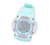 Haofy Montre Chronographe Numérique électronique Multifonctionnelle pour Enfants, Sport, pour Diverses Activités de Plein Air (Vert Clair)