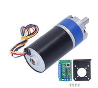 Haofy Moteur à Engrenages CM36-3650 de 8 Mm de Diamètre avec Contrôleur pour la de sécurité, les Engrenages en Acier (16RPM)