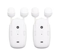 Haofy Moteur à Rideau WiFi Automatique avec une Batterie Persistante pour les Poteaux Romains, Ouvre-rideau électrique Silencieux pour le Salon de la Chambre, Blanc