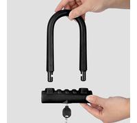 Haofy Motorcycle Multifonctionnel U Sperle Universal Lock Anti -Scheft-Roller Castle pour électrique en Alliage de Scooter en Acier (BLACK)