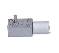 Haofy Motoréducteur à Vis sans Fin Autobloquant 10 Tr/min Moteur à Engrenages DC 12 V Arbre de Sortie Vertical 1 X Moteur
