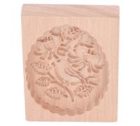 Haofy Moule à Biscuits en Forme d'animal, capacité de 2 Lb, pour 2 à 4 Personnes, avec un Joli Motif sculpté aux Couleurs Vives, Tampon de Presse à Biscuits en Bois pour la Cuisine Familiale, la