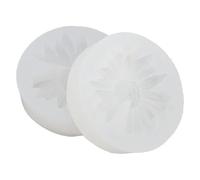 Haofy Moule à Chocolat en Silicone en Forme de Marguerite, Bonbons Gélifiés pour Décoration de Gâteau, Moule à Fondant avec Grattoir, Moule Antiadhésif en Silicone en Forme de Fleur