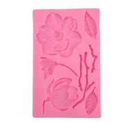 Haofy Moule à Fleurs en Silicone à 6 Cavités pour la Cuisson de Gâteaux et la Décoration de Chocolat, Moule à Fleurs 3D Antiadhésif au Design Flexible pour les Boulangers et les Professionnels,