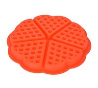 Haofy Moule à Gaufres en Silicone Outil de Cuisson Antiadhésif pour Gâteau Pizza Four à Chocolat Passe au -ondes de -40 à 450 Fahrenheit Conception à Dégagement Facile Accessoire de Cuisine (En