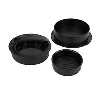 Haofy Moule à Hamburger 3 en 1, Presse à Hamburger Amovible Antiadhésive en Plastique ABS, Parfait pour les Hamburgers et les Tartes Faits Maison