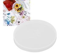 Haofy Moule en Silicone de Dessous de Verre, Doux Facile DéMoulage Bricolage Intéressant Moule en Résine de Moulage Réutilisable avec époxy pour la Décoration de la Maison (3)