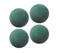 Haofy Mousse Florale en Demi Boule 9 Cm, 4 Pièces Verte | Blocs de Mousse Florale Humide Sèche, 9 Cm de Diamètre, Base Stable pour Bouquets de Mariage, Centres de Table de Fête,