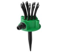 Haofy Multi Sprinkler 12 Pulvérisateurs Flexibles en Forme de Nouilles Système D'irrigation en Plastique ABS pour Jardins, Champs, Légumes et Jardins, Facile à Installer, économis