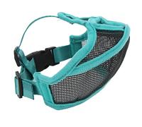 Haofy Museau de Bulldog de Maille en Maille Réglable pour l'entraînement Mordant Les Chiens à Mastication avec Un Conception de Trou d'œil Multisize à Museau Court (S)