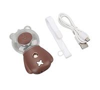 Haofy Nano Pulvérisateur à Brume Portable, Humidificateur USB de 300ML pour Hydrater le Visage, Brumisation avec Synchronisation pour les Voyageurs (BROWN)