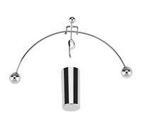 Haofy Newton Cradle Balles d'équilibre en Acier Inoxydable - Jouet Scientifique avec Mouvement Pendulaire pour Décoration de Bureau, Apprentissage Interactif, Soulagement du Stress