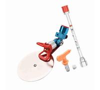 Haofy Outil Accessoire de Guide de Pulvérisation Universel de 7/8 Pouces pour Pulvérisateur de Peinture sans Air Wagner avec Poteau D'extension à 517 Pointes, Déflecteur Anti-éclaboussures -