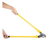 Haofy Outil de Cisaillement de Câble en Acier au Carbone 35,43 Pouces pour Couper des Câbles, Pince Antirouille avec Ouverture de 45 Mm pour électriciens