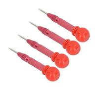 Haofy Outil de Poinçon Central Antirouille Outil à Main Haute Résistance pour Acier Fer Bois 5 Pouces Remplacement de Marteau D'urgence (rouge)