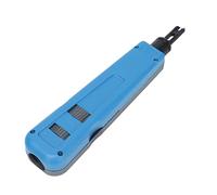 Haofy Outil de Poinçonnage de Réseaux, Outil D'impact de Poinçonnage en Acier au Carbone, avec Poignée de Protection et Lame Stockable, pour les Professionnels de L'informatique