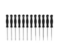 Haofy Outil de Réglage du Carburateur avec Tête Robuste, Poignée Ergonomique, 12 Tournevis pour la Réparation du Moteur à 2 Temps et Les Réglages de la Tondeuse