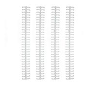 Haofy Outil de Reliure à 30 Trous Dos en Peigne Découpable pour Reliure de 3/8 Pouces Peut Contenir 65 Feuilles de Documents de Bureau Scolaire Jaune Simple à Couper pour des Ajustements