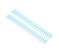 Haofy Outil de Reliure à 30 Trous Dos en Peigne Découpable pour Reliure de 3/8 Pouces Peut Contenir 65 Feuilles de Documents de Bureau Scolaire Jaune Simple à Couper pour des Ajustements