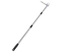 Haofy Outil D'extraction Debout Désherbeur à Long Manche en Acier Inoxydable avec Pédale Extracteur de Racines Amovible pour Pelouse Jardin Cour Désherbage sans Effort pour Personnes (Métal)