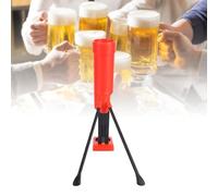 Haofy Ouvre-bouteille de Bière PLA Amusant Décapsuleur Push Down pour Nouveauté Bar Outil Décor de Bureau Solide Fiable Design Unique Cadeau pour les Amateurs de Bière (rouge)