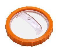 Haofy P07018 Écrou avec P07019 Couvercle Transparent Orange