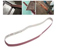 Haofy Pack de Bandes Abrasives à Haute efficacité pour Diverses Machines à Courroie, 10 Pièces de Bande Abrasive en Oxyde D'aluminium de 533x9mm (100#)