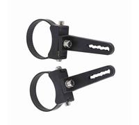 Haofy Paire de Supports de Montage pour Barre Lumineuse, en Alliage d'aluminium Compatible avec Tubes de 1 à 3 Pouces, avec Pinces Réglables à 360 °, Support de Lampe de Travail LED pour les (2,5