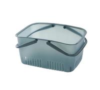 Haofy Panier de Douche Portable, Matériau PP, Fourre-tout de Rangement de Grande capacité avec Poignées pour Salle de Bain, Dortoir Universitaire, Organisation d'articles de Toilette