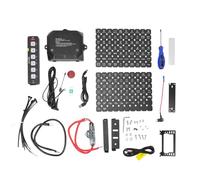 Haofy Panneau de Commutation Mince à 6 Gangs, Boîte de Relais 12V 24V 60A, Rétro-éclairage Rvb, intensité Variable Automatique pour Camion Bateau UTV ATV, Bascule les Modes