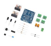 Haofy Panneau de Protection des Haut-parleurs, Module Régulateur de Tension à Double Relais à Courant élevé pour le Contrôle de L'amplificateur 500W, Kit de Bricolage