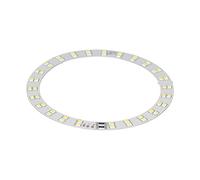 Haofy Panneau Lumineux Annulaire de Diffusion en Direct, Plaque Lumineuse Circulaire LED de Maquillage en Aluminium avec Gradation USB pour la Photographie et l'enregistrement Vidéo