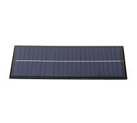 Haofy Panneau Solaire en Silicium Polycristallin Durable 2.5W 12V, Bricolage pour Chargement de Téléphone en Extérieur