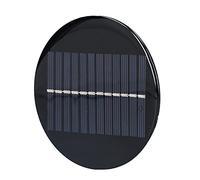 Haofy Panneau Solaire, Panneau Solaire Rond 0,8 W 6 V pour Petits Projets, Portable et Léger pour Charger des Batteries et des Applications Domestiques