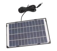 Haofy Panneau Solaire Polycristallin 6 W pour Caméra de sécurité, Alimentation Extérieure avec Chargeur Solaire à Sortie Stable pour Domestique, éclairage de Jardin, Systèmes de Camping-car