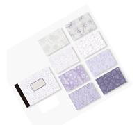 Haofy Papier de Scrapbooking de Style D'écriture Manuscrite Nature pour L'artisanat D'art de Bricolage, 40 Feuilles de Papier de Matériau Décoratif Vintage pour Albums Photos et Cartes (Type 1)